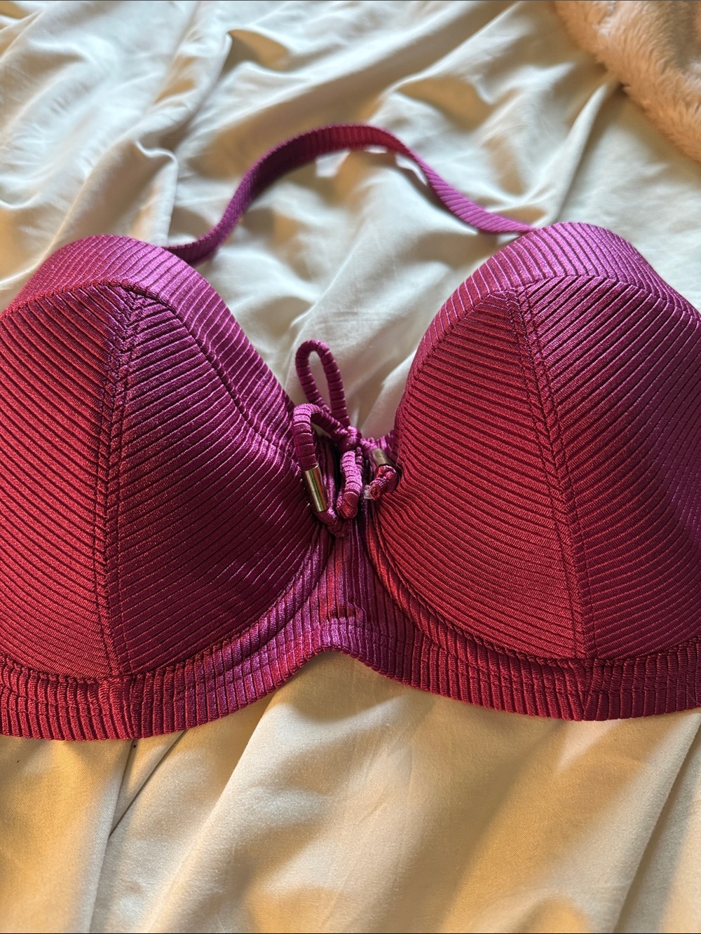 Pour Moi bikini set size large (14) bottoms and 36DD top in good used condition - Picture 7 of 9